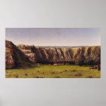 Rocky landscape near Flagey posters