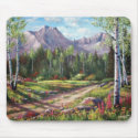ROCKY MOUNTAIN BACKROAD mousepads by dgpaulart ROCKY MOUNTAIN BACKROAD mousepads