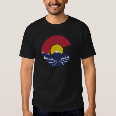 Rocky Mountain Colorado C Tee Shirts