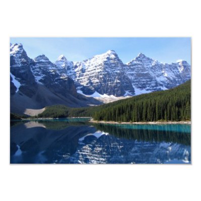 Rocky Mountain Lake Country Wedding RSVP Cards Personalized Invitations