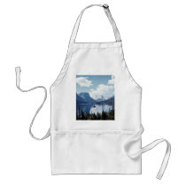 Rocky Mountain lake view, Glacier National Park, M Apron
