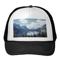 Rocky Mountain lake view, Glacier National Park, M hats