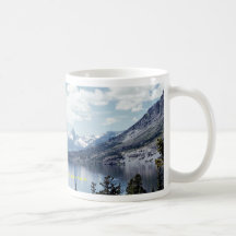Rocky Mountain lake view, Glacier National Park, M Mug