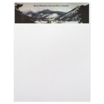 Rocky Mountain Nation Park letterhead/stationary