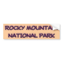 ROCKY MOUNTAIN NATIONAL PARK bumper stickers