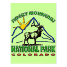 ROCKY MOUNTAIN NATIONAL PARK POST CARD
