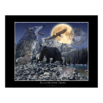 ROCKY MOUNTAIN SPIRITS Art Poster posters