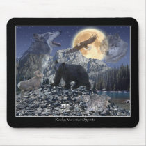 ROCKY MOUNTAIN SPIRITS Mouse Pad mousepads by RavenSpiritPrints ROCKY MOUNTAIN SPIRITS Mouse Pad mousepads