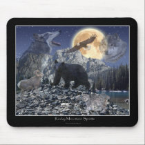 ROCKY MOUNTAIN SPIRITS Mouse Pad mousepads by RavenSpiritPrints ROCKY MOUNTAIN SPIRITS Mouse Pad mousepads