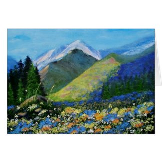 Rocky Mountain Spring Greeting Cards