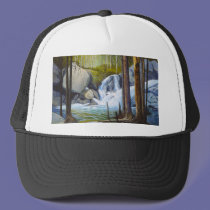 Rocky Mountain Watefall - "Raging Solitude" hats