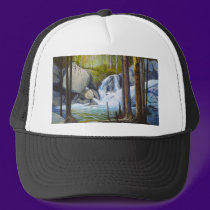 Rocky Mountain Watefall - "Raging Solitude" hats