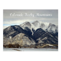 Rocky Mountains, Colorado Postcard