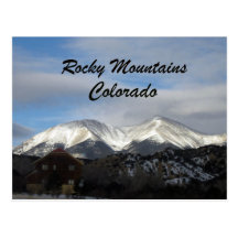 Rocky Mountains, Colorado Postcard