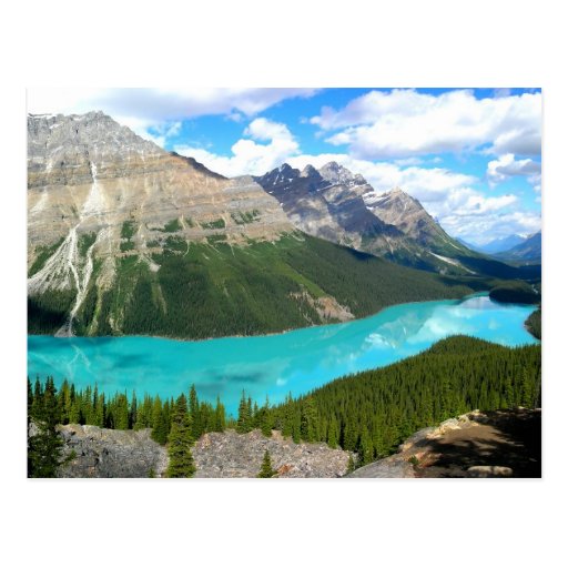 Rocky Mountains Lake Postcard