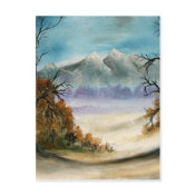 Rocky Mountains landscape oil painting Postcards