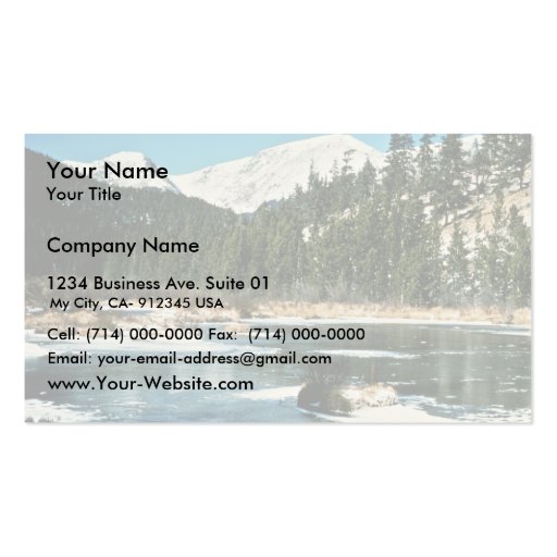 Rocky Mountains, National Park Business Cards