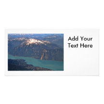 Rocky Mountains Photo Custom Photo Card