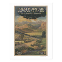 Rocky Mt. Nat'l Park Brochure # 1 postcards