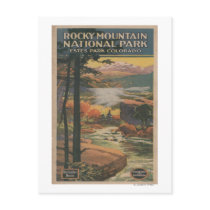 Rocky Mt. Nat'l Park Brochure # 2 Postcard