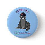 Rocky-Raccoon-Baseball Buttons