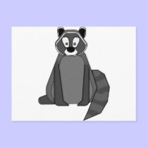 Rocky Raccoon postcards