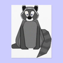 Rocky Raccoon postcards