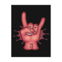 Rocky Rock Hand postcards