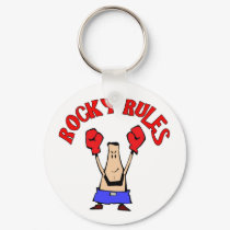 Rocky Rules Philly keychains