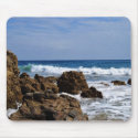 Rocky Surf Mousepad by HeavenOnEarth Rocky Surf Mousepad