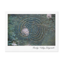 Rocky Valley Labyrinth Postcard