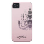 Rococo Chadelier (Macaron Pink) iPhone 4/4S Case iPhone 4 Case