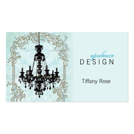 Rococo Chandelier Business Card