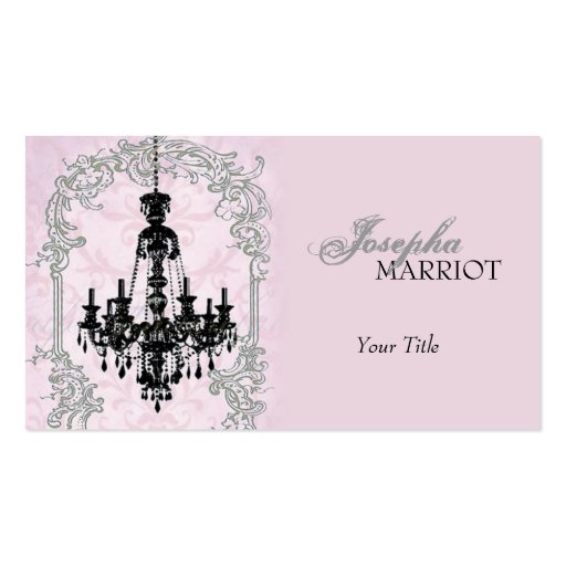 Rococo Chandelier Business Card