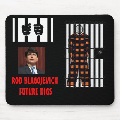 rod blagojevich jogging. ROD BLAGOJEVICH - Behind bars Mouse Pad by ImageDesigns