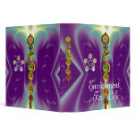 ROD OF ASCLEPIUS WITH 7 CHAKRAS ,SPIRITUAL ENERGY VINYL BINDERS