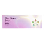 ROD OF ASCLEPIUS WITH 7 CHAKRAS ,SPIRITUAL ENERGY BUSINESS CARD TEMPLATE