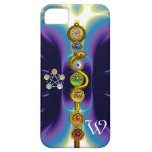 ROD OF ASCLEPIUS WITH 7 CHAKRAS ,SPIRITUAL ENERGY iPhone 5 COVER