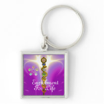 ROD OF ASCLEPIUS WITH 7 CHAKRAS ,SPIRITUAL ENERGY