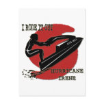 Rode Out Hurricane Irene Postcard