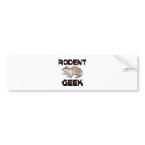 Rodent Geek bumper stickers