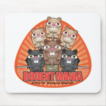 Rodent Mania mousepads by weemad Rodent Mania mousepads