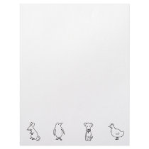 Rodent, Penguin, Dog, Chicken - Everything U need Letterhead
