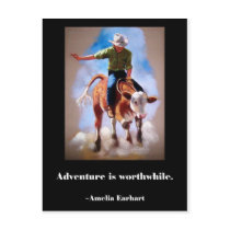 RODEO ART ADVENTURE SLOGAN postcards by joyart RODEO ART ADVENTURE SLOGAN postcards