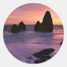 Rodeo Beach Round Sticker
