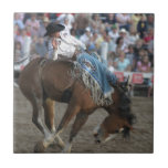 Rodeo Bucking Bronco Tile