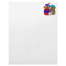 Rodeo Clown in Barrel Custom Letterhead