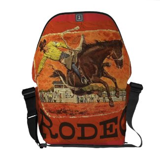 Rodeo Cowboy Courier Bag