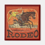 Rodeo Cowboy Fridge Magnet