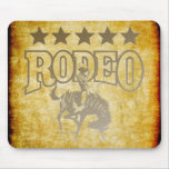 Rodeo Cowboy With Stars Mousepad